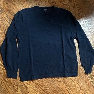 J. Crew Men's Navy Crewneck Sweater